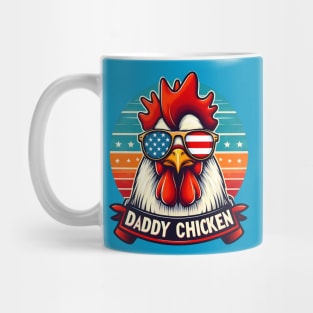 Father's day daddy chicken for kids men women Mug